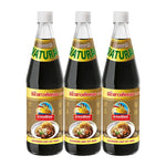 NGUAN CHIANG Mushroom Sauce 700g, three bottles, dry grocery product, close-up of the sauce bottle with label details