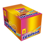 Mentos Mini Bag Fruit Candy 18.9g, colorful chewy snacks in a clear bag, perfect for on-the-go confectionery enjoyment.