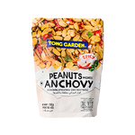 Tong Garden Peanut Anchovy confectionery snack in a bowl, showing crunchy peanuts and savory anchovy pieces.
