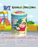Shinchan Crayon Candy mixed flavors including cola, lime, soda, and tamarind in colorful packaging for snacks and confectionery.