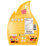 Muek Groob Konjac snack with sesame sauce flavor, showcasing the chewy konjac pieces coated in sesame sauce.