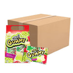 GRINNY Pectin Gummy Stars in grape and lychee flavors, 15g packs, colorful gummy candies in a clear snack bag.