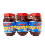 Huanghowl Pickled Bean Curd in 350g packages, dry grocery product, showing the jar and label details.