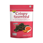 Noi Seaweed Almond Hot Spicy confectionery snack in a bowl, featuring roasted almonds coated with spicy seaweed flavor.