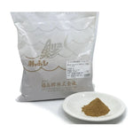 Fukushima Katsuo Ramen no Kongo Funmatsu mixed fish dashi powder in a resealable bag, used for making flavorful Japanese ramen broth.