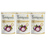 Crispy roasted mangosteen snack in a 72g package by THE GOLDGREEN, dried and freeze-dried for a crunchy texture.