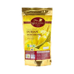 Sriwanna Freeze Dried Crispy Durian Monthong 40g, dry grocery snack with crunchy durian slices in a clear package