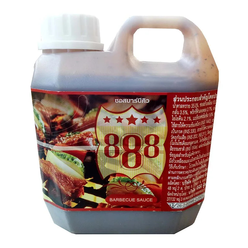 KKK Barbeque Sauce 1.2kg bottle, a savory dry grocery item featuring rich, smoky barbecue flavor from the KKK brand.
