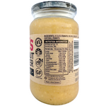 Crunchy Pic's Peanut Butter jar with a label, showcasing the natural, textured peanut butter inside.