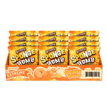GRINNY Sponge Bomb snack in extreme cheddar cheese flavor, 15g, dry grocery snack confections with cheesy, colorful sponge shape.