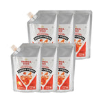 Tropica King coarsely pureed fruit puree in a concentrated formula, dry grocery product, showing the packaging and product texture.