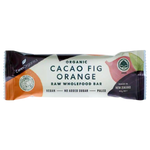 Ceres Organic Cacao Fig Orange Bar, a grocery snack with cacao, fig, and orange flavors, displayed on a white background