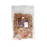 Golden Khunmaeju Crispy Anchovy natural snack in a clear package, showcasing crunchy, seasoned anchovy confectionery by Khunmaeju.