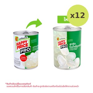 Big C Happy Price Pro Canned Sugar Palm Seed In Syrup 610 g – 12 Packs