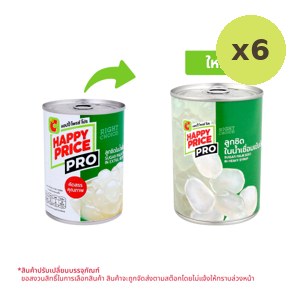 Big C Happy Price Pro Canned Sugar Palm Seed In Syrup 610 g – 6 Packs