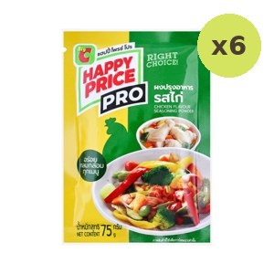 Big C Happy Price Pro Chicken Flavored Seasoning Powder 75 g – 6 Packs