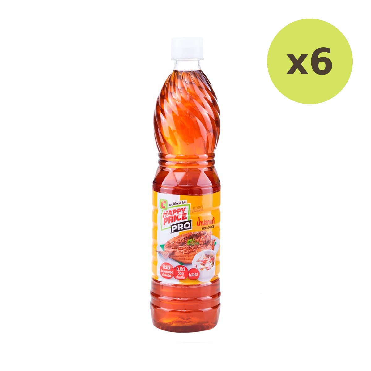 Big C Happy Price Pro Fish Sauce 700 ml – 6 Packs