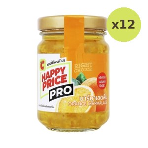 Big C Happy Price Pro Orange Marmalade Jam 180 g – 12 Packs