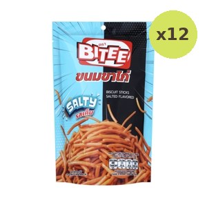 Bitee Biscuit Sticks Salted Flavored 75 g – 12 Packs