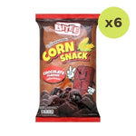 Bitee Corn Snack Chocolate Flavoured 50 g – 6 Packs
