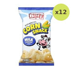 Bitee Corn Snack Milk Flavoured 50 g – 12 Packs