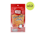 Bitee Fish Sheet Spicy Squid Flavoured 18 g – 12 Packs