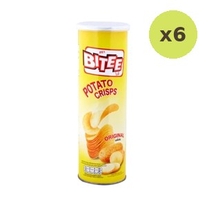 Bitee Potato Chips Original Flavor 110 g – 6 Packs