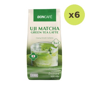 Boncafe Uji Matcha Green Tea Latte 250 g – 6 Packs