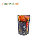 Daisho Pork Belly Zimmer Sauce 10 bottle, dry grocery product with dark sauce in a clear glass bottle on a white background.