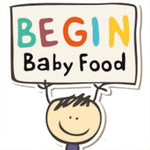 Begin Baby Seasoning Sauce in 180g bottle, a dry grocery product with a clear label, suitable for adding flavor to dishes.
