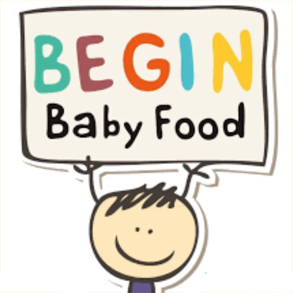 Begin Baby Seasoning Sauce in 180g bottle, a dry grocery product with a clear label, suitable for adding flavor to dishes.