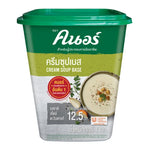 Knorr Cream Soup Base 1kg dry grocery product, showing a box of Knorr soup base with branding and packaging details.
