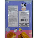 KILIN Kilin Biscuits in a 400g tin with milk cream flavor, packaged in a stack of three tins for dry grocery snacks.
