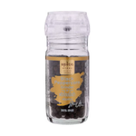 Whole Spice Story black peppercorns in a glass jar, showcasing fresh, aromatic black pepper for cooking and seasoning.