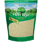 Heritage Almond Powder for confectionery snacks, showing a close-up of finely ground almond powder in a clear container.