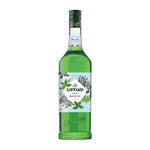 Giffard Mixology Basil 1L bottle for dry grocery, showcasing fresh basil flavor in a clear glass container.