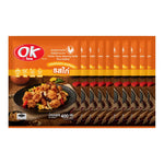 OK Chicken Seasoning Powder in a 400g box, shown in a pack of 10, ideal for flavorful cooking and dry grocery use.