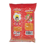 Sanghai Candy Plum flavored dry grocery snack in colorful packaging, sweet and tangy confectionery by Sanghai.