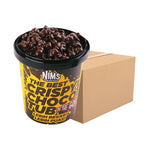 Nims Crispy Choco Tube snack in a colorful package, showcasing the chocolate-filled crispy confectionery treat.