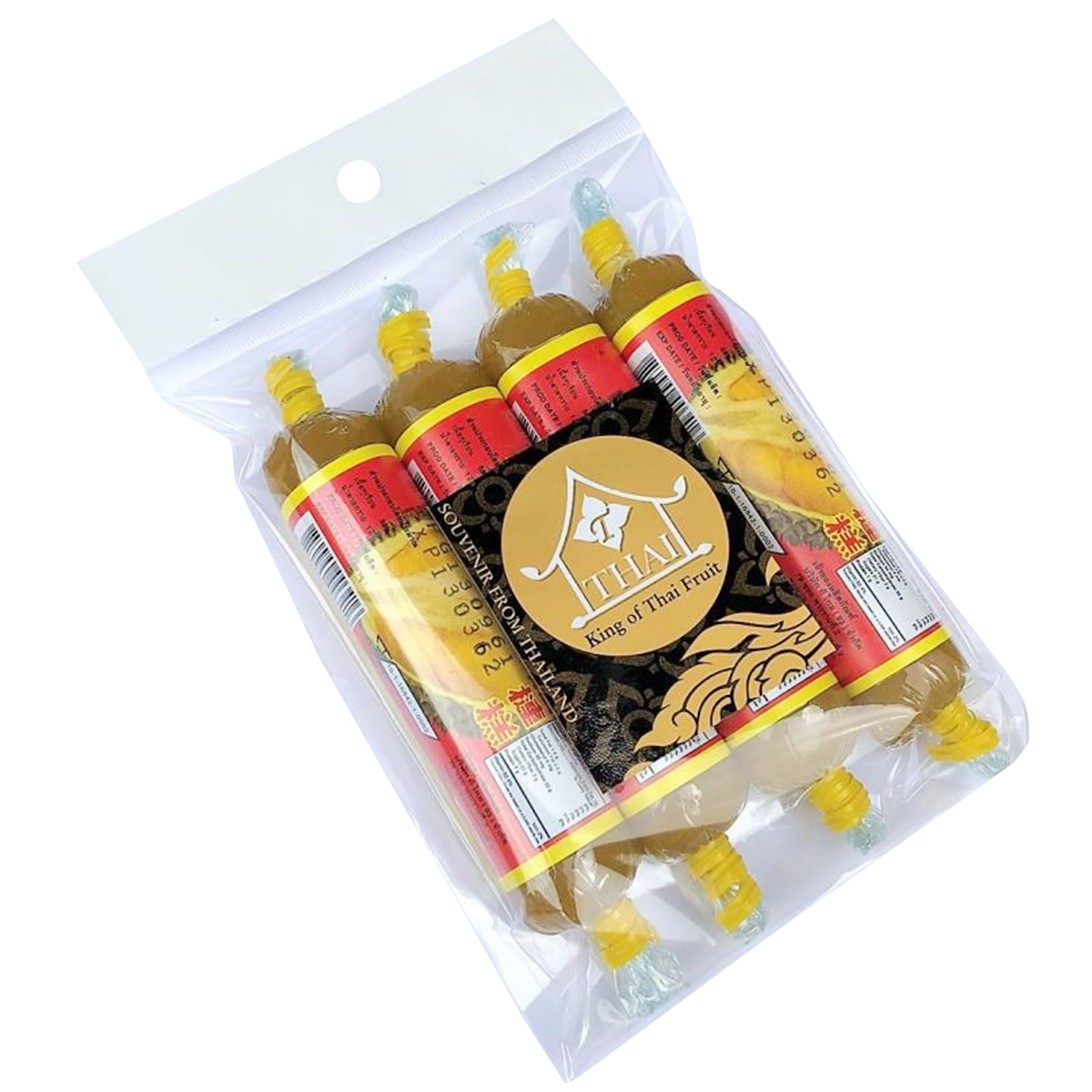 T.Thai Selected Durian Cake, a traditional confectionery snack with creamy durian filling and golden exterior.