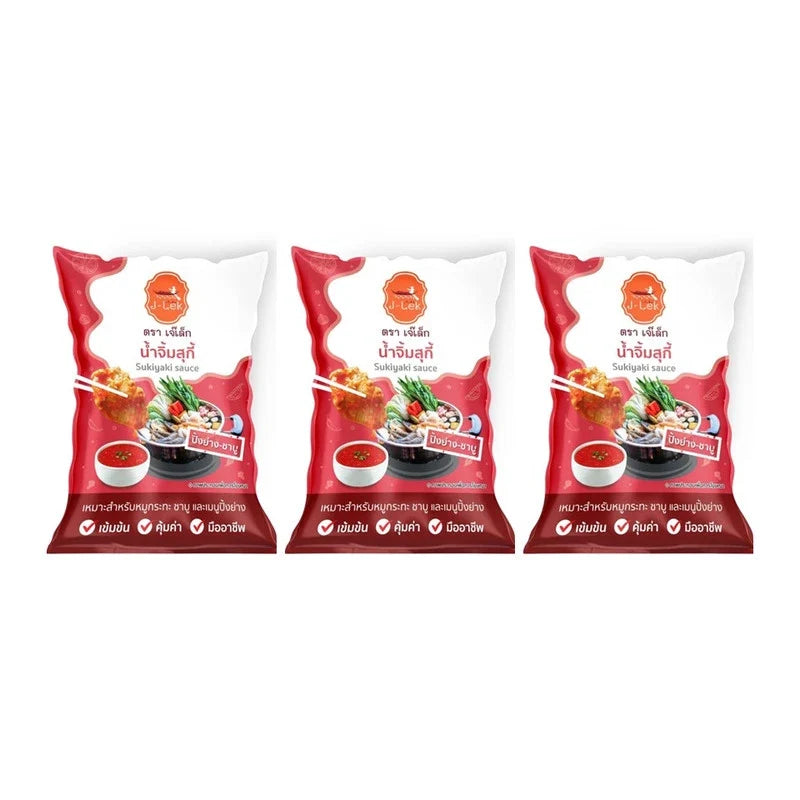 J-LEK Sukiyaki Sauce dry grocery bag, 000g, features Japanese-style savory cooking sauce in a sealed package