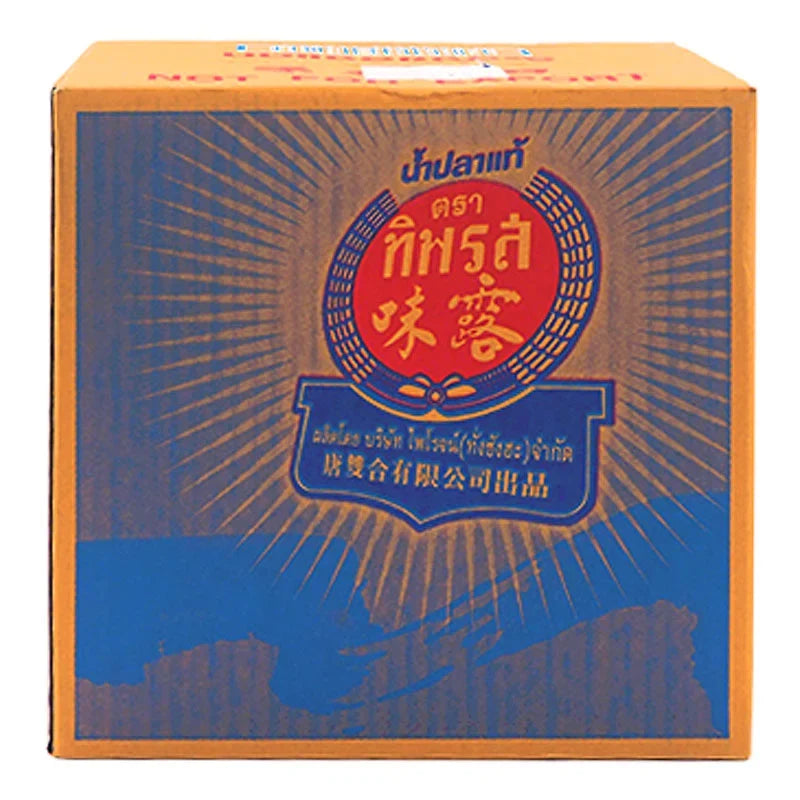 Tiparos Fish Sauce 700ml bottle, a popular Thai condiment, shown in a clear image highlighting the label and bottle shape.