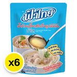 FATHAI Fathai Concentrated Noodle Soup Clear 350g package, dry grocery product with six packs, ready for quick, flavorful noodle dishes.