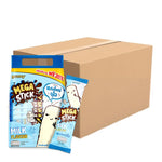 Grinny Corn Snack with Milk Flavor 11g, pack of 12, crispy corn snack confectionery, dry grocery product.