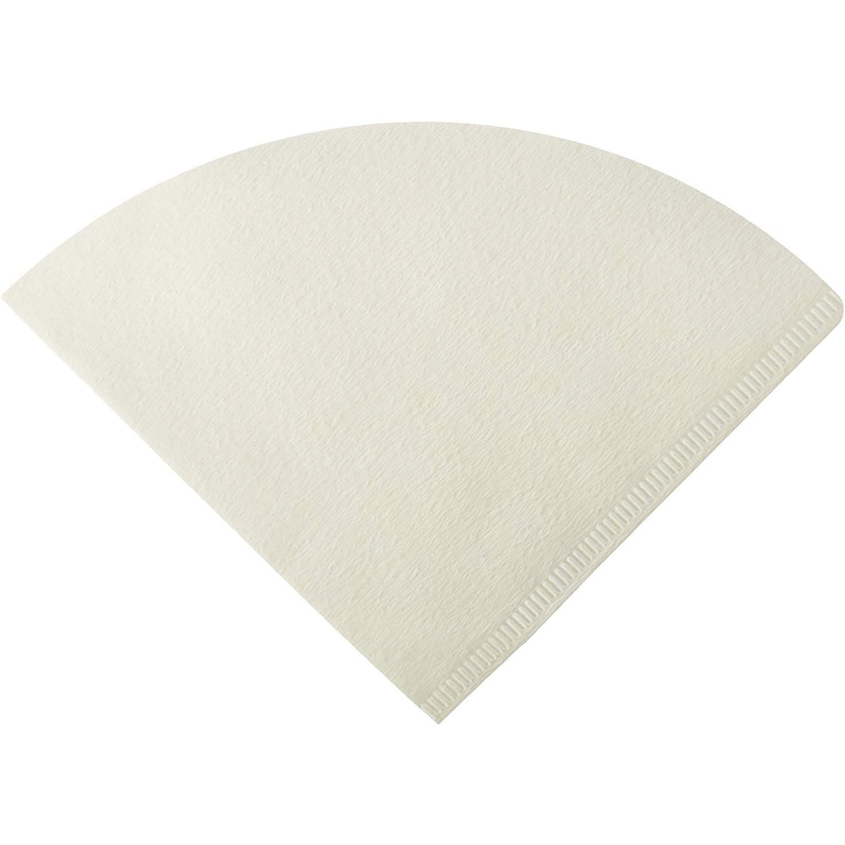 Hario V60 Paper Filter 02 W for pour-over coffee brewing, white, included in the brewing process.