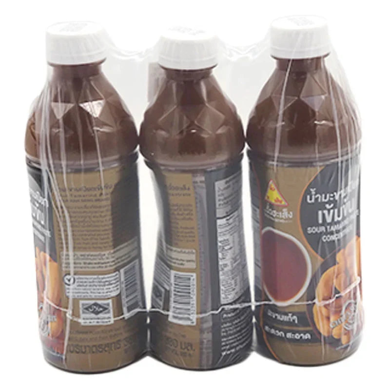 Chua Hah Seng Tamarind 380g pack, dry grocery product with three packs of tangy tamarind for cooking and snacking.