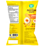 Xongdur Almond Protein Chips with Tobiko Mayonnaise flavor, a savory confectionery snack featuring almond and fish roe flavoring.