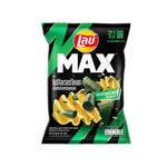 LAYS MAX Max XC Nori Crunchy snack in 60g package, savory seaweed-flavored chips from LAYS MAX snack confectionery collection.