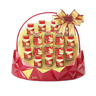Brand's Hamper A Bird Nest beverage with Xylitol, packaged in a grocery container, ready for consumption.