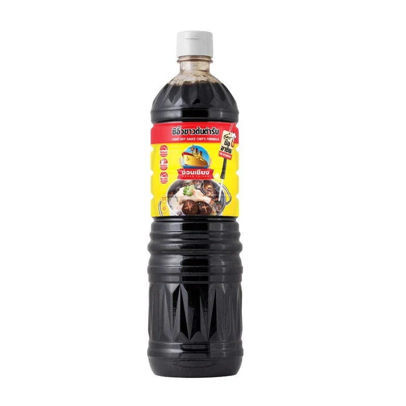 Nguan Chiang Original Light Soy Sauce by NGUAN CHIANG in 1000ml bottle, ideal for cooking and seasoning in Asian cuisine.